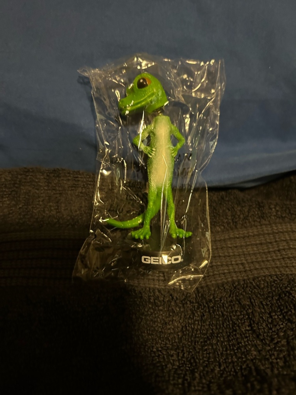 Green Gecko Reptile Figurine - Green